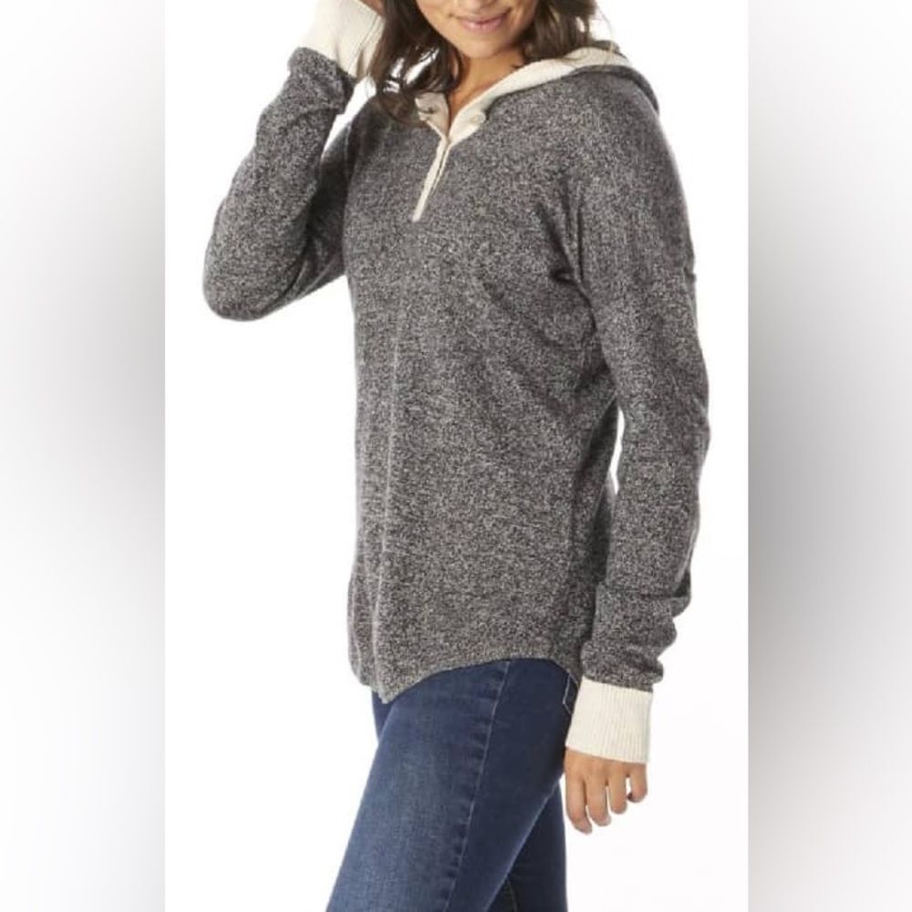 Smartwool Shadow Pine Marled Hooded Sweatshirt Si… - image 1